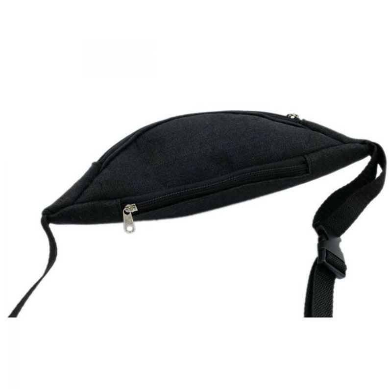 Belt bag belly bag hip bag hiking bag black image 3