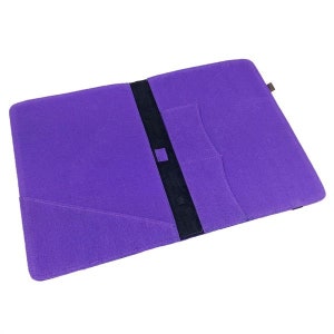 9.1-10.1 inch Tablethülle protective cover cover made of felt felt bag cover for tablet Tablettasche organizer, purple image 3