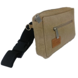 Delicious bag belt bag belly bag for dogs, dog training, dog treatli, dog food treat bag made of felt and leather image 4