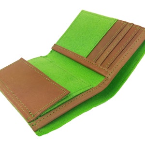 Wallet Wallet money purse wallet Green image 3