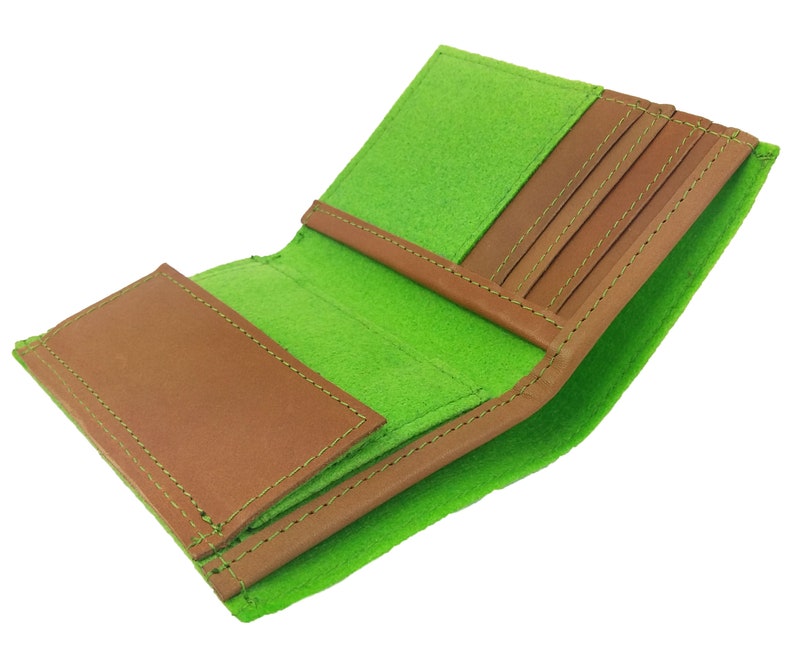 Wallet Wallet money purse wallet Green image 3