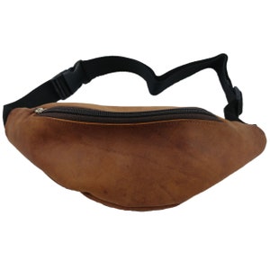 Sac de ceinture en cuir Fanny Pack taille sac cuir sac brun image 1