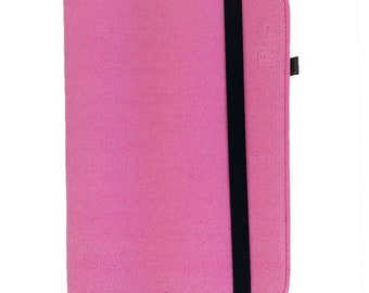 9.1-10,1 pouces Tablethülle Etui protecteur de couvercle de sac feutre feutre plateau frêne Rabat sac sac de protection pour tablette, rose