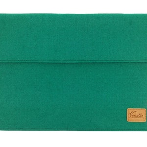 For 13.3 MacBook Air / iPad Pro 13 Sleeve Case Felt Case Protective Case Sleeve Case Case Made Of Felt Vegan Green image 1