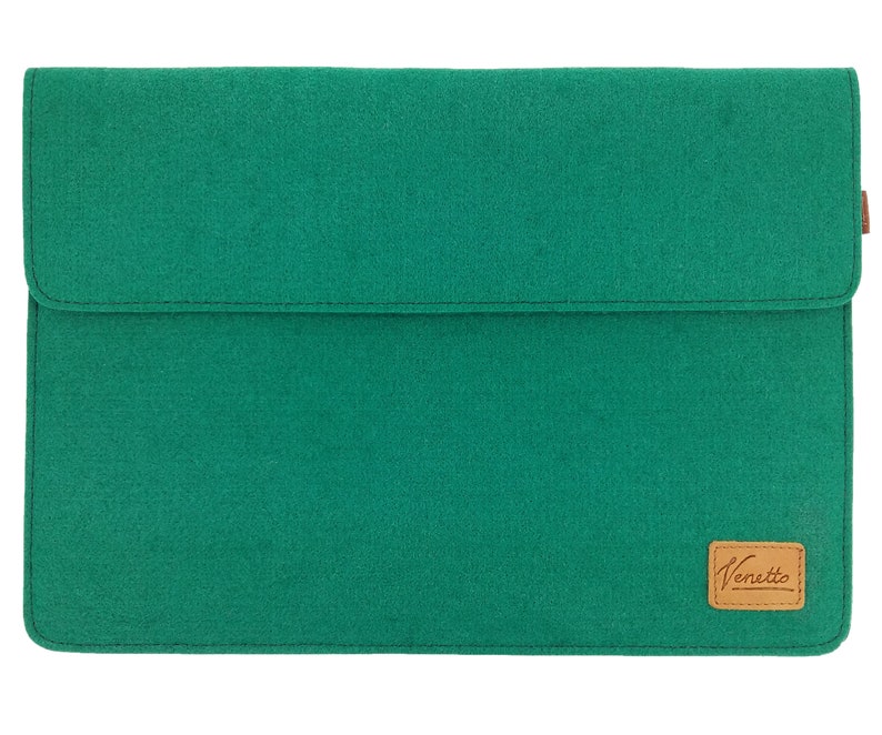 For 13.3 MacBook Air / iPad Pro 13 Sleeve Case Felt Case Protective Case Sleeve Case Case Made Of Felt Vegan Green image 1