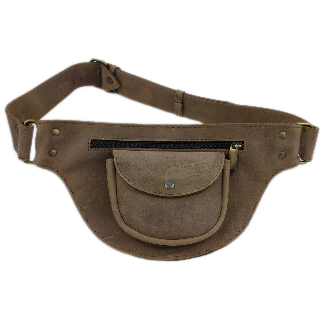 Amazon.com | ZZNICK Genuine Leather Fanny Pack/Waist Bag