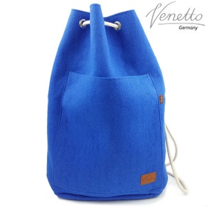 Sport backpack backpack made of felt for sports sports bag, blue image 4
