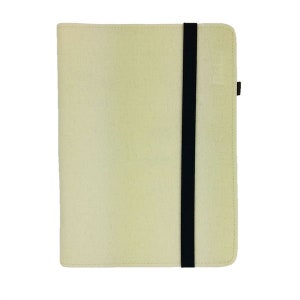 9.1-10,1 inch Tablethülle beschermhoes mouw van vilt lade ash case beschermhoes voor Tablet, crème wit afbeelding 2