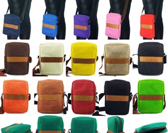 Schoudertas schoudertas handtas portemonnee vrouwen tas mannen unisex / gift voor u hem kind / voelde zak, tas voor vakantiereis