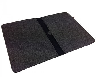 Poche jusqu’à 13,3 pouces, coque pour MacBook Air, sac, poche en feutre noir