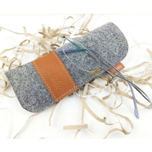 Glasses Case bag case cover for glasses grey