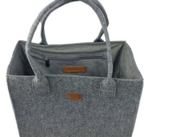 Bolso Shopper señoras bolso bolso bolso compra bolsa Bolsa Bolso gris