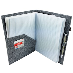 DIN A4 Portada Carpeta de dibujo, Cubierta del libro, Cubierta del folleto para el calendario Cuaderno Cuaderno Libro de ejercicios / Regalo para él, usted, niño / fieltro cubierta / fieltro