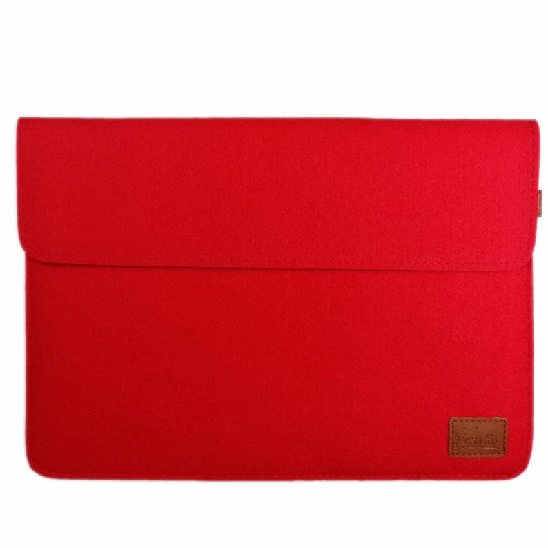 For 12.9 iPad Pro, 13.3 MacBook Air M1 / M2 sleeve bag felt bag laptop notebook ultrabook 13 inch sleeve protection red image 1