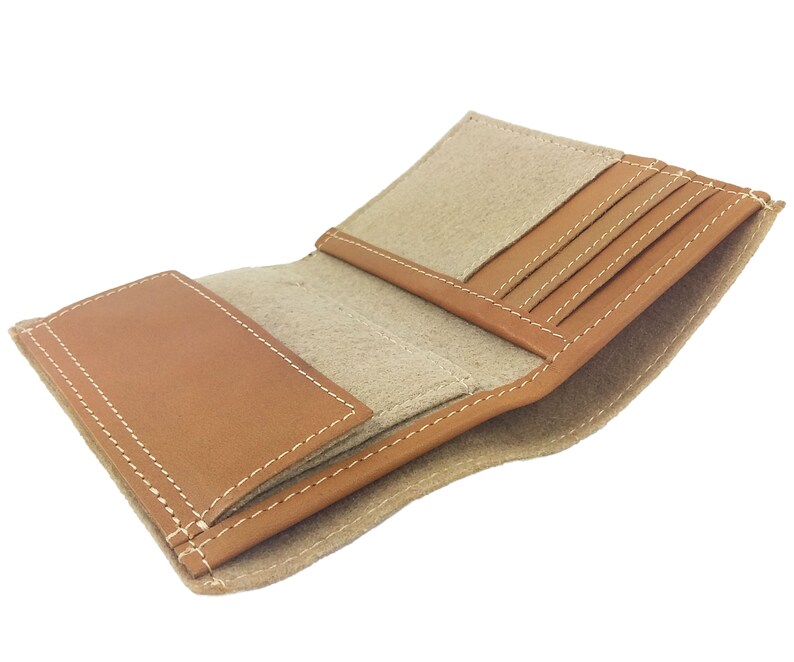 Wallet purse men boys wallet Brown Cappuccino image 3