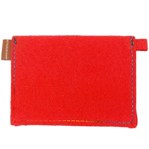 Mini Wallet Women Purse red image 5