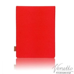 10.6 Bag for tablet ebook iPad Samsung book case pouch made of felt protector case red image 3