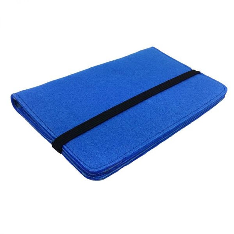 7 pouces Tablethülle pochette sac veste couverture ebook bleu Tablet image 3