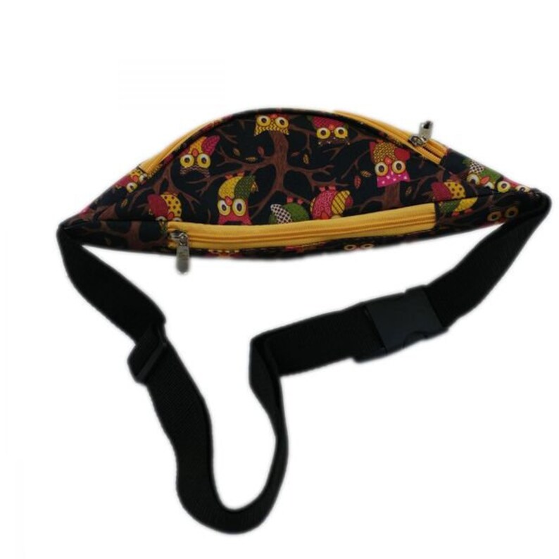 OWL riem tas Fanny Pack wandelen tas zwart afbeelding 2