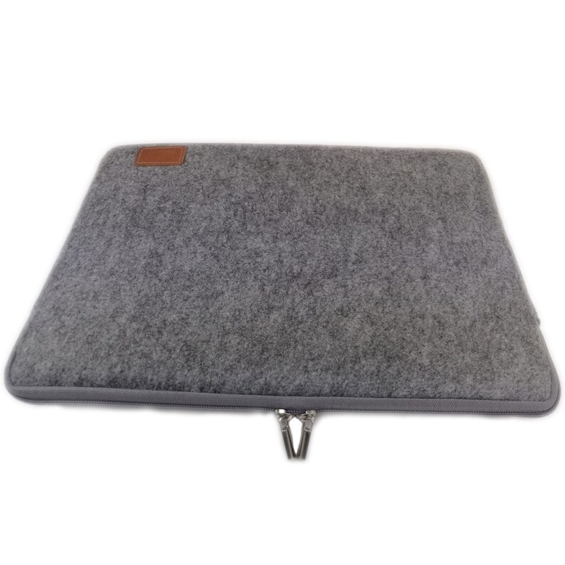 17.3 inch 17 case bag protective felt bag protective sleeve for notebook, laptop grey image 6