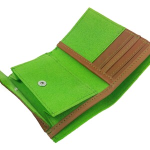 Wallet Wallet money purse wallet Green image 4