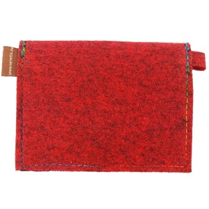 Mini Wallet wallet Purse wallet RED image 5