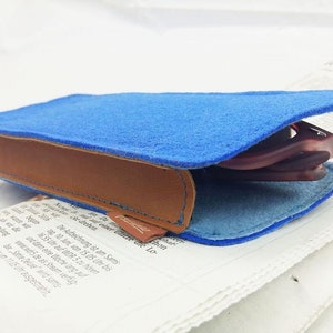 Glasses Case bag case cover for glasses blue image 3