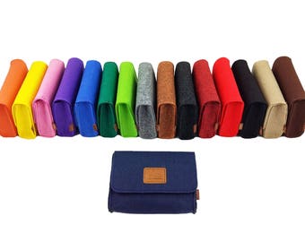 Bag Mini Sleeve Bag made of felt for accessories Accessories / Power supply PC Mouse E-cigarette Cosmetics Toiletry bag / For you / Felt bag