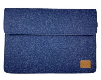 Bolsa protectora de la funda de la funda de 15 pulgadas portátil 15.6 "Bolsa de fieltro Ultrabook 15.6" bolso portátil de fieltro para el ordenador portátil, portátil azul melange