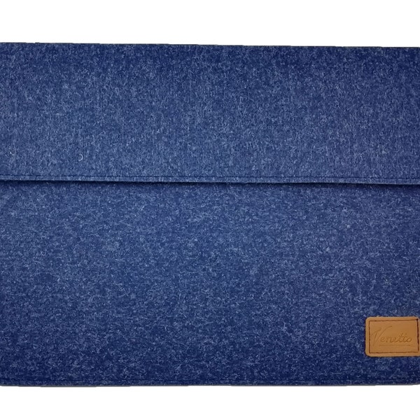 15 inch sleeve case protective bag laptop 15.6" Ultrabook felt bag 15.6" felt laptop bag for laptop, notebook blue melange