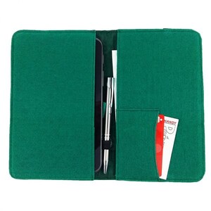 9.1-10.1 inch Tablethülle protective cover case case made of felt for tablet green image 3