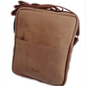 Leather bag nubun leather crossbody shoulder bag shoulder bag handbag bag brown