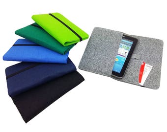 7 inch Tablethülle protective case for tablet like Samsung, Lenovo, Acer, ASUS, ipad Mini, Huawei, ebook reader/Felt bag Filzhülle