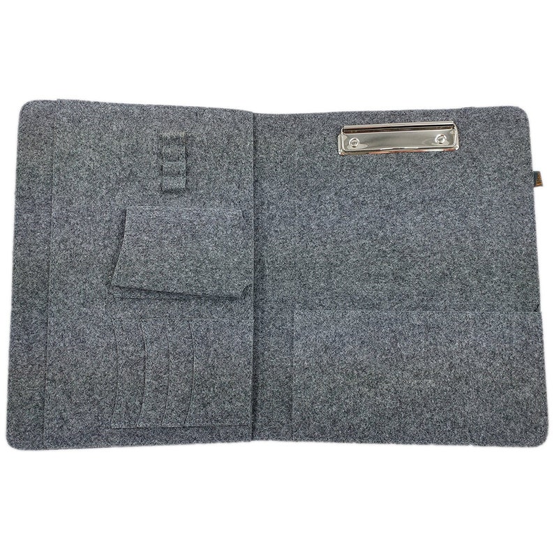 10.2 Funda protectora de la funda organizadora de mangas de 13.3 pulgadas para la caja de la tableta portátil hecha de fieltro, gris imagen 3