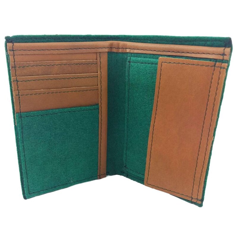 Wallet Purse wallet Green money wallet image 2