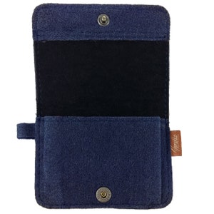 Mini vilten tas kind portemonnee portemonnees blauw afbeelding 4