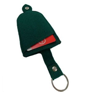 Case key fob Pendant key credit card Green image 1