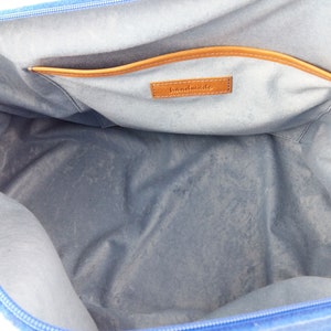 Sac de voyage sac de bagage à main de Weekender bagages Sacs épaule sac fourre-tout bleu image 4