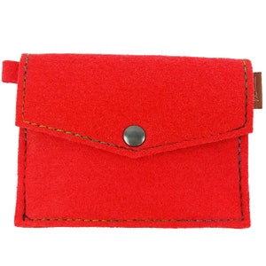Mini vrouwen portemonnee women's wallet portemonnee Red afbeelding 1