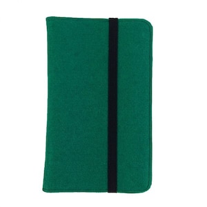 7 inch deksel Tablethülle donkere zak voor eBook voor Tablet-vilt tas groen afbeelding 1