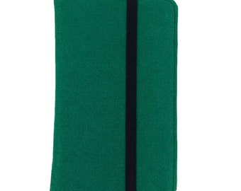 7 inch protective sleeve Tablethülle bag for ebook case for tablet felt bag green dark