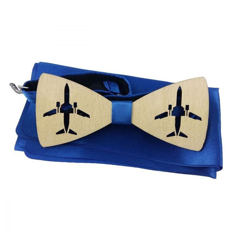 Wooden fly flight fly man fly pilot Blue image 1