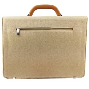 13 Notebook-MacBook-bag tote bag from felt business bag work bag Cappuccino Brown image 10