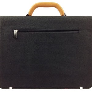 13.3 Laptop pocket MacBook Briefcase bag for men business handbag Black image 2