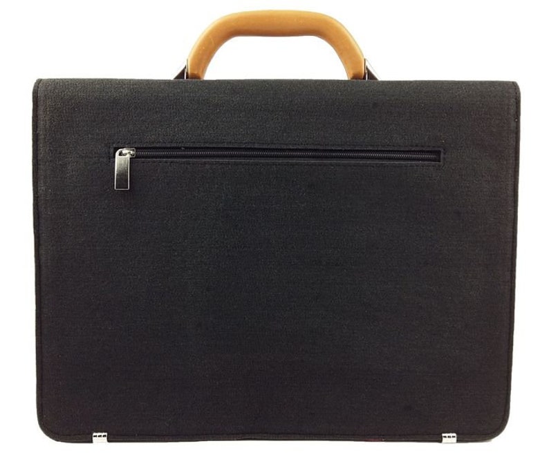 13.3 Laptop pocket MacBook Briefcase bag for men business handbag Black image 2