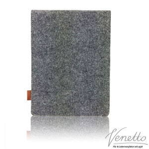 Bolsa para funda de lector de libros electrónicos hecha de funda protectora de funda de fieltro para Kindle Kobo Tolino Sony Trekstor, 6 6.8 gris imagen 3