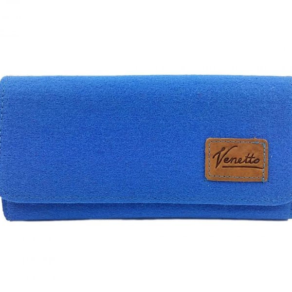 Venetto Purses Wallet Purse wallet purse Filzbörse felt Blue