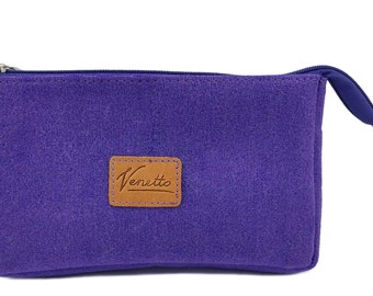 Culture bag wallet for banknote bag purple