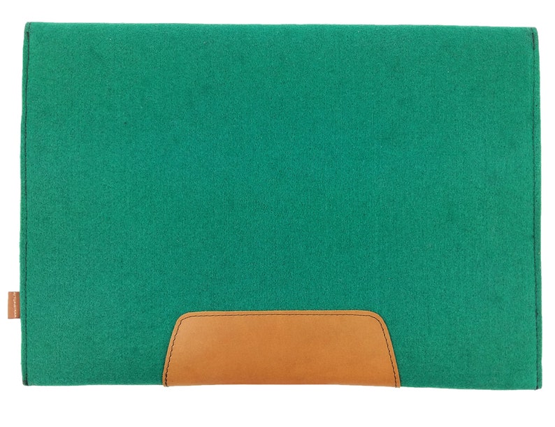 13.3 para MacBook, Surface Case Case Felt Case Felt Case Case Sleeve Case Green Dark imagen 6