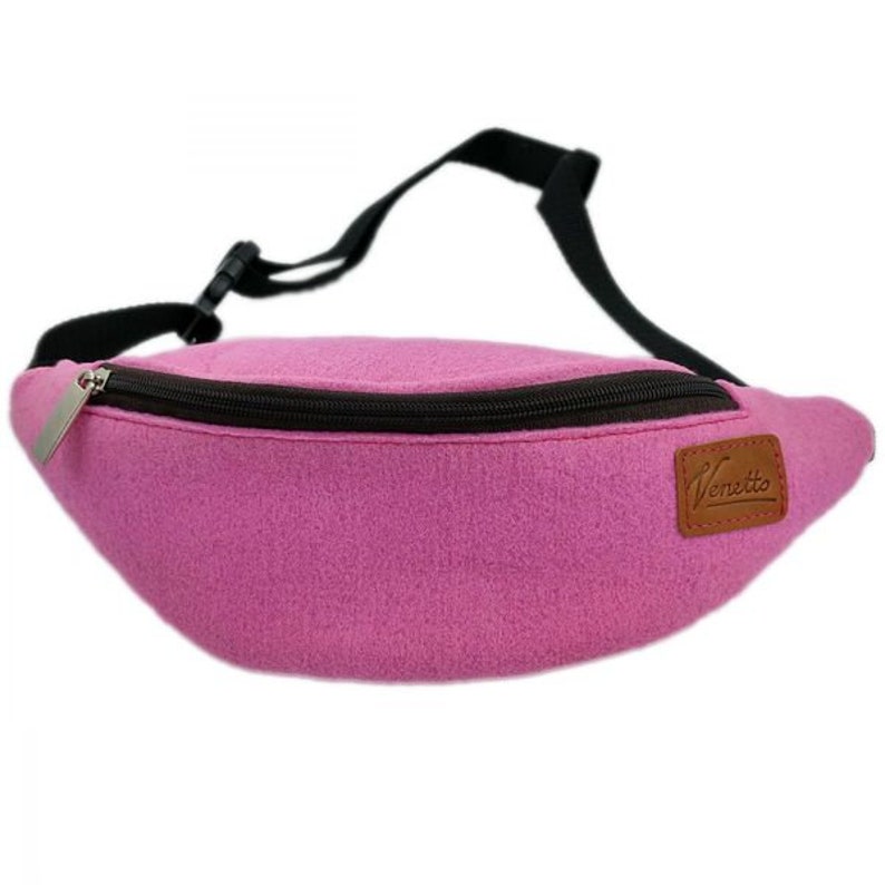 Sac banane sac banane Fanny Pack feutre sac sac jogging randonnée rose image 1